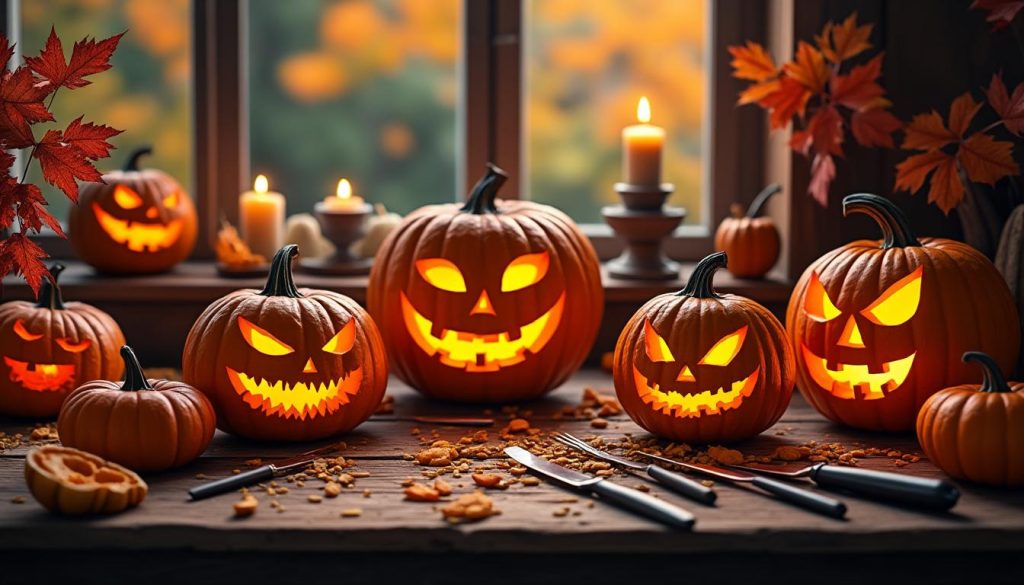 entdecken sie einfache und kreative ideen zum halloween kürbis schnitzen – schritt-für-schritt anleitungen für gruselige und originelle dekorationen.